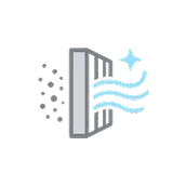 高品質フィルターで空気をもっとキレイに